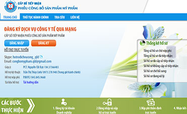 Dịch vụ công bố mỹ phẩm online tại hà nội trọn gói