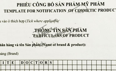 Dịch vụ công bố lưu hành mỹ phẩm