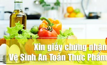 Xin giấy phép vệ sinh an toàn thực phẩm ở đâu?