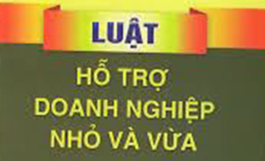 Luật hỗ trợ doanh nghiệp nhỏ và vừa